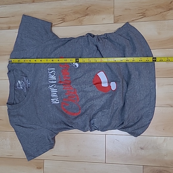 Women's medium maternity Christmas t-shirt - Picture 3 of 4